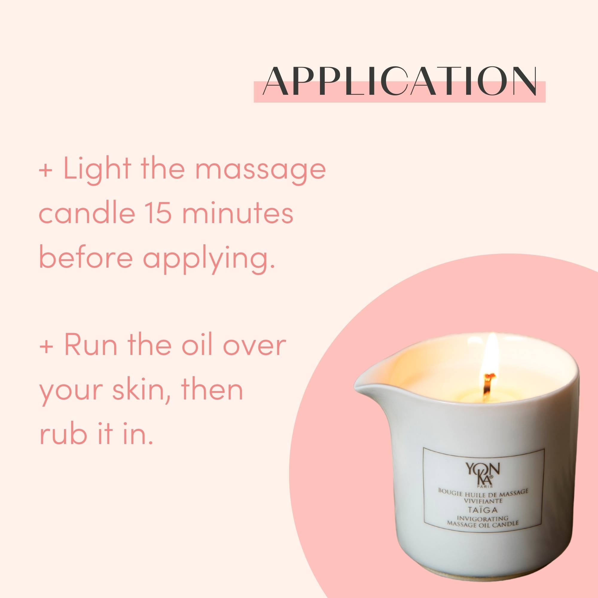 Taïga Massage Candle